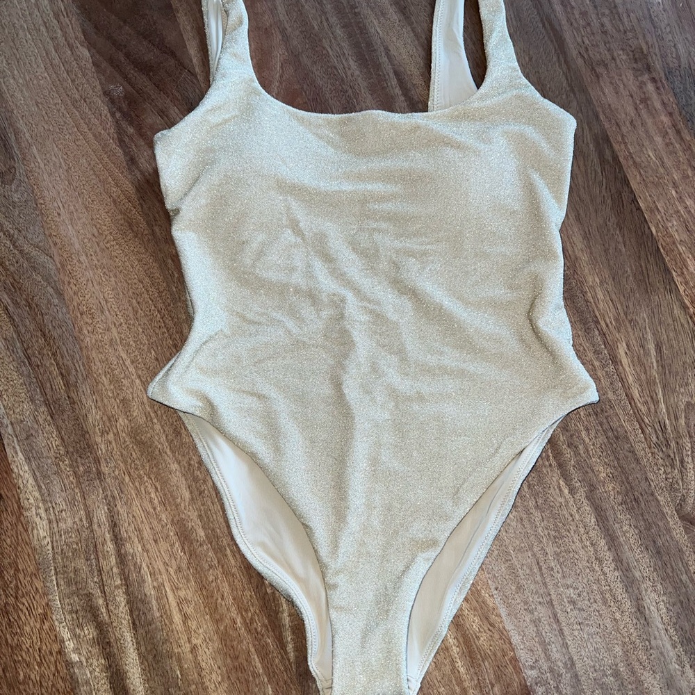 Shimmering gold One-Piece Swimsuit